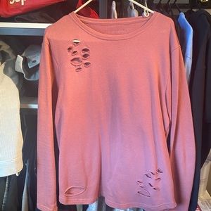 Alphalete Distressed LS